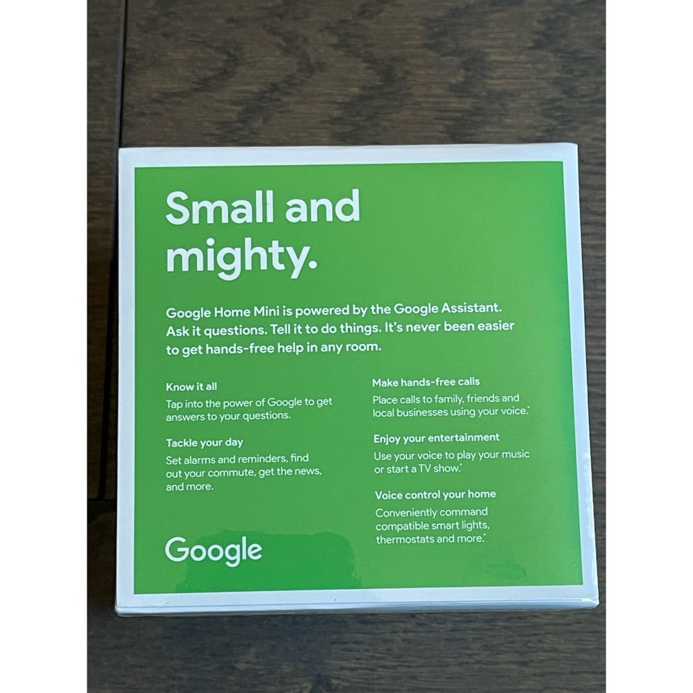 Google Home Mini Charcoal GA00216-US New in Box - Picture 3 of 4
